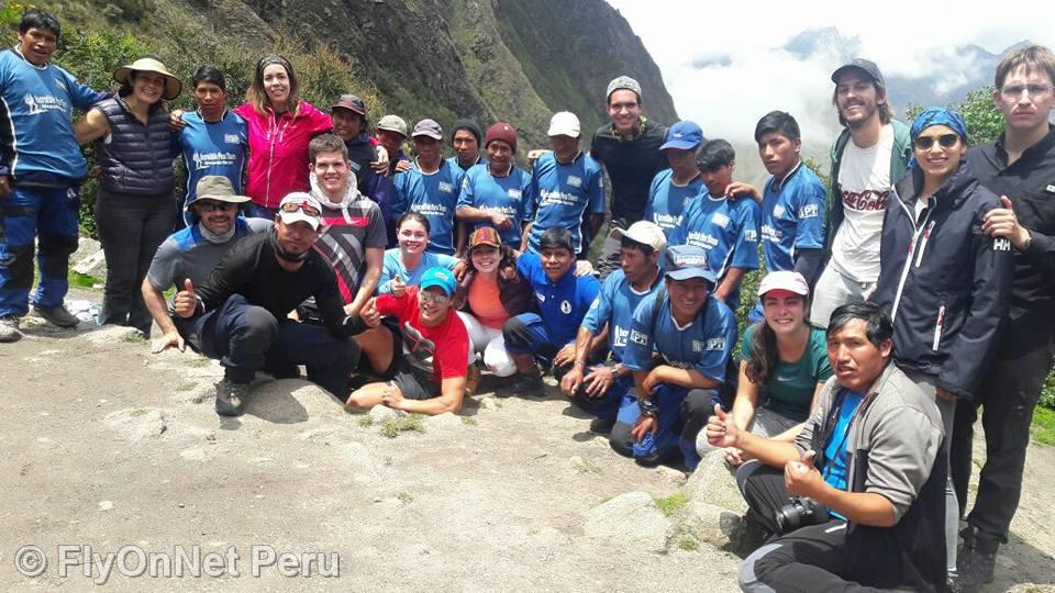 Photo Album: Our group finishing the trek, Inca Trail